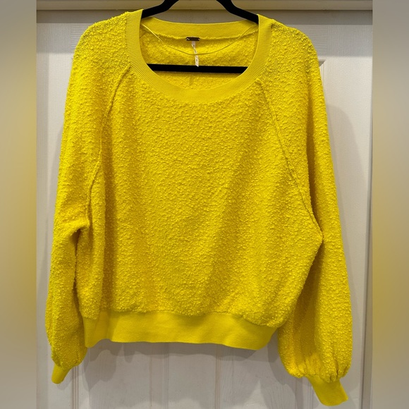 Free People Sweaters - Free People Found My Friend Pullover Sunshine Small Sweater Soft Stretchy